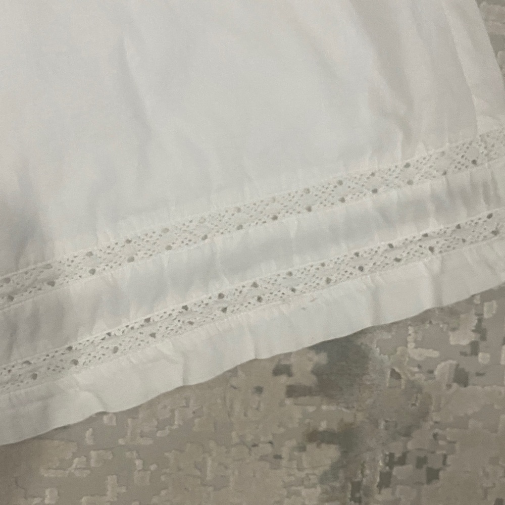J. Crew White Lace Trim Dress - Picture 5 of 8